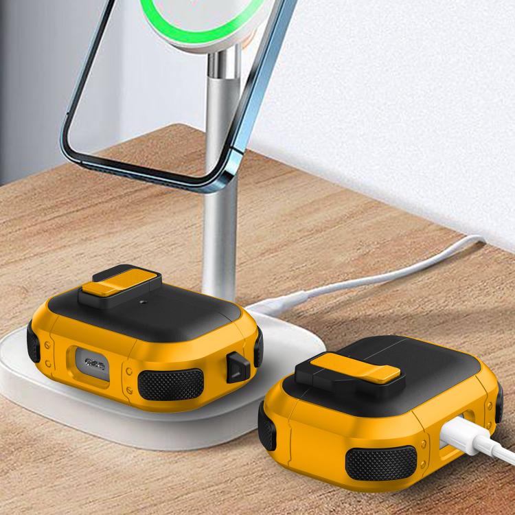 Estuche para Auriculares Inalámbricos Airpods Pro Starship con Interruptor Magnético (Negro y Verde)