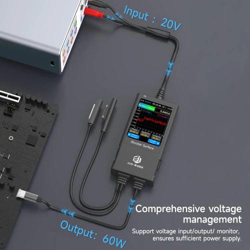 Analisador de Corrente JCID iBooter Série Surface (2013-2024) (Preto)