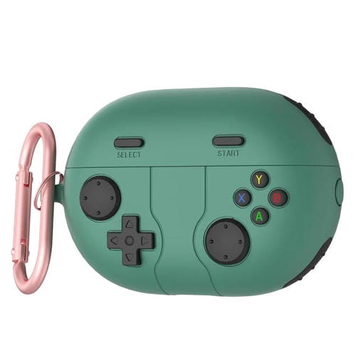 Funda de Silicona para Auriculares Huawei Freebuds Pro 2 Estilo Consola de Juegos Retro (Verde Pino)