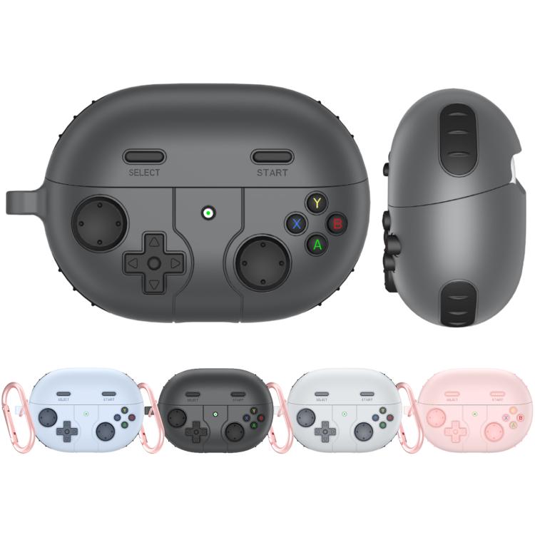 Estuche de Silicona para Auriculares Huawei Freebuds Pro 3 y Pro 4 Estilo Consola Retro (Gris Claro)