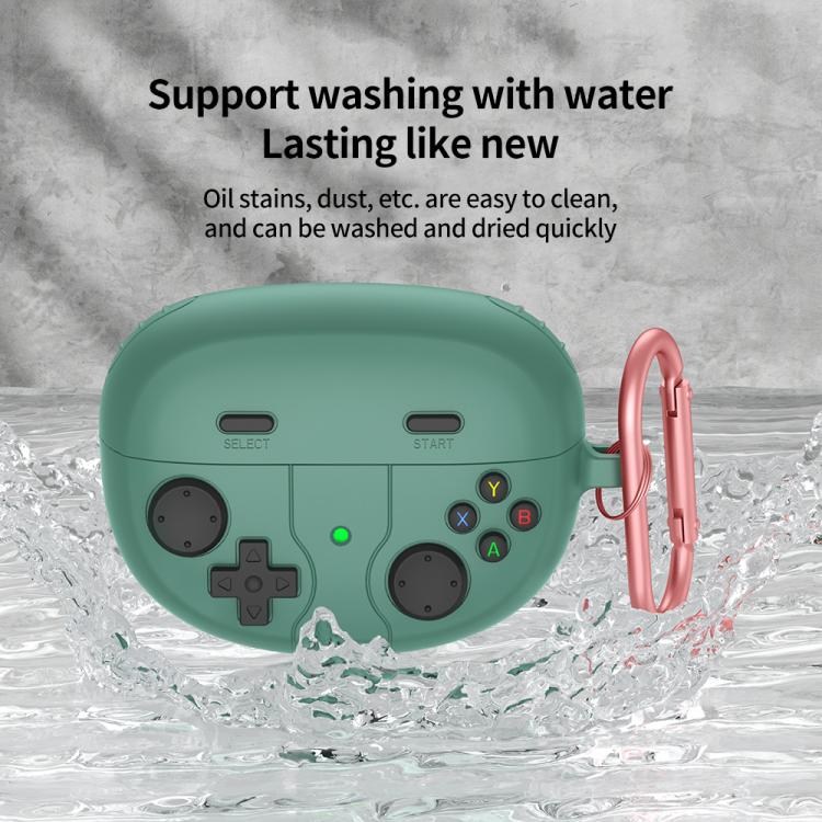Estuche de Silicona para Auriculares Bose Ultra Open Earbuds Estilo Consola Retro (Verde)