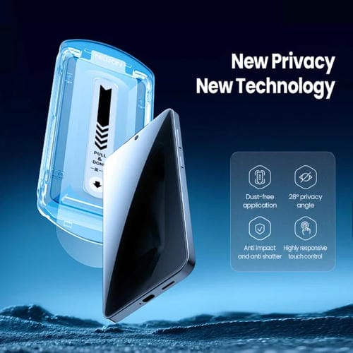 Película de Vidrio Templado Nillkin Guardian para Samsung Galaxy S25+ 5G de Privacidad y Cobertura Total