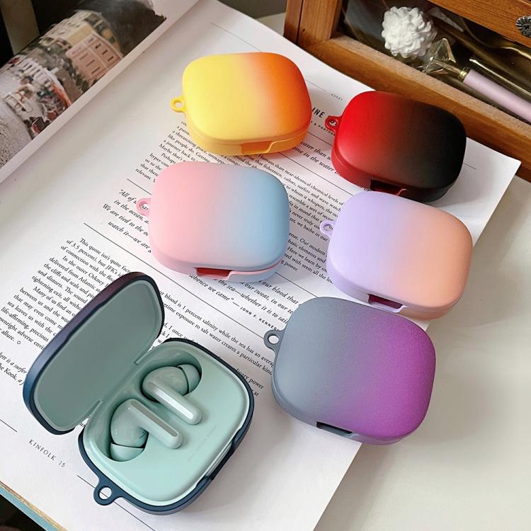 Funda Protectora Rígida Policarbonato Esmerilado para Auriculares Bluetooth Redmi Buds 6 (Azul y Morado)