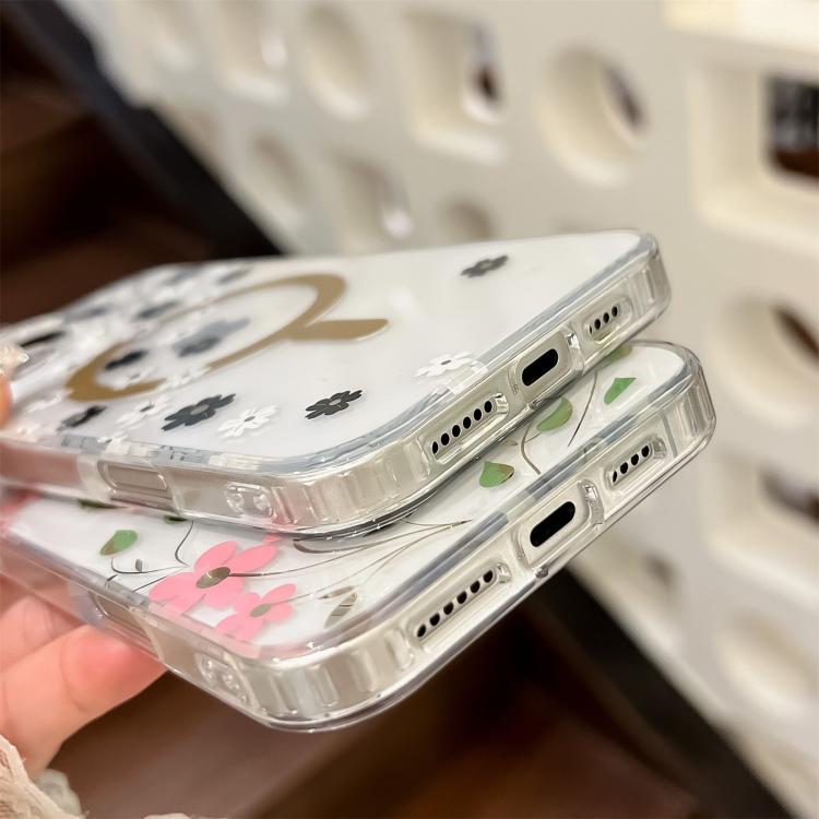 Funda para Teléfono Imd Magsafe iPhone 14 Pro Laminado Doble Cara (Blanco y Negro)