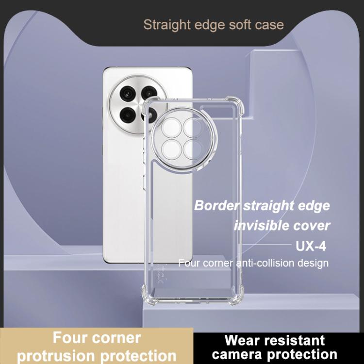 Funda para Teléfono Imak Ux-4 Series para OnePlus Ace 5 y Ace 5 Pro a Prueba de Golpes (Transparente)