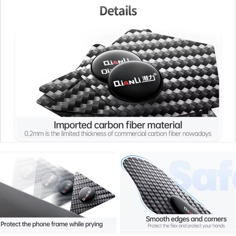 Ferramenta de Alavanca Multifuncional Qianli de Fibra de Carbono de Alta Tenacidade com Forma de Hexagrama