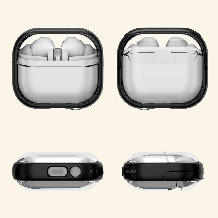 Funda híbrida TPU y PC con soporte para Samsung Galaxy Buds 3/3 Pro (Rosa)