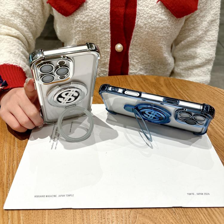 Funda para iPhone 14 Space Magsafe con Soporte para Lente (Gris Titanio)