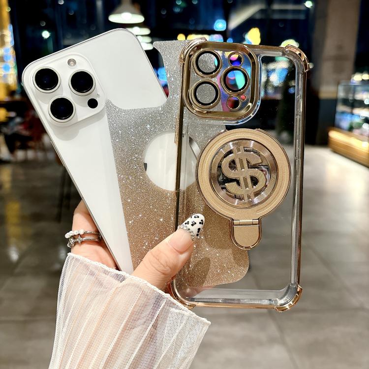 Estuche para Teléfono iPhone 11 Pro con Soporte Magsafe y Película para Lente (Dorado del Desierto)