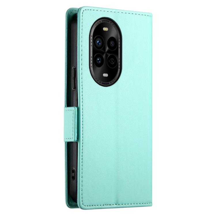 Funda de Cuero Esmerilado con Hebilla Magnética para Huawei Nova 13 Pro (Verde Menta)