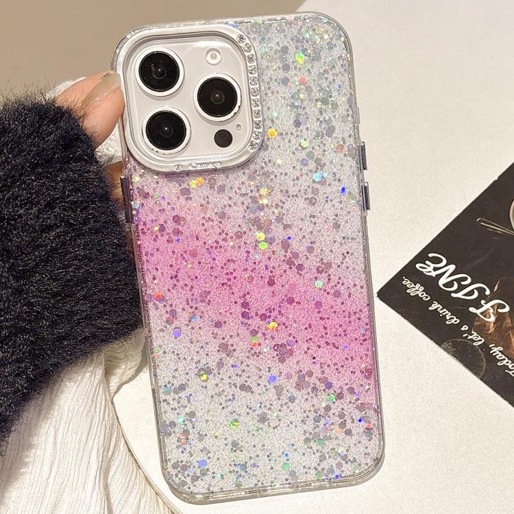 Funda para iPhone 16 Pro Max Degradado Cielo Estrellado Imd (Rosa)