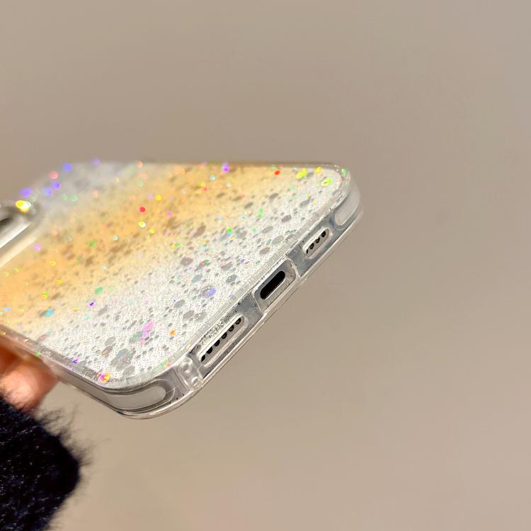 Funda para iPhone 14 Degradado Cielo Estrellado Imd (Rosa)