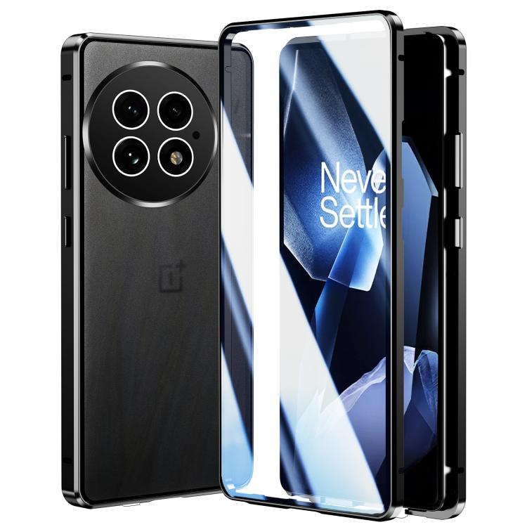 Funda de Vidrio Templado HD Magnética para OnePlus 13 (Negra)