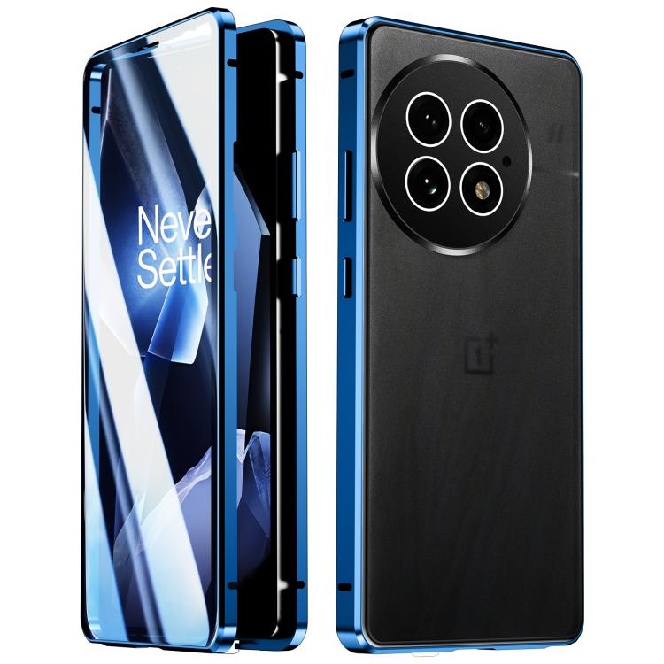 Funda de Vidrio Templado HD Magnética para OnePlus 13 (Azul)