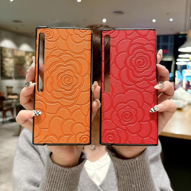 Funda Protectora Huawei Mate Xs 2 Estampado Camelia (Rosa)
