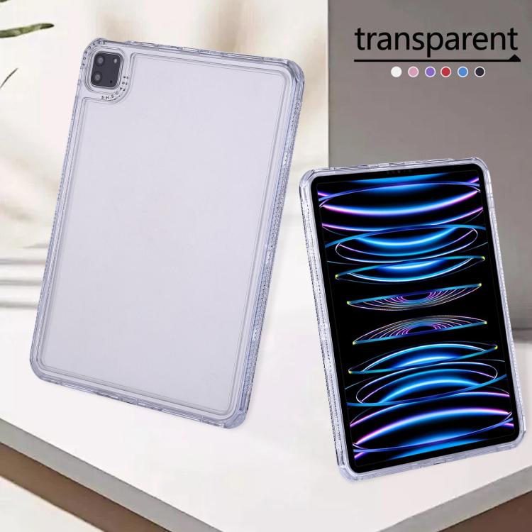 Funda híbrida TPU y PC 3 en 1 Dream para iPad Air 13 (2024) y Pro 12.9 (2022) (Blanca)