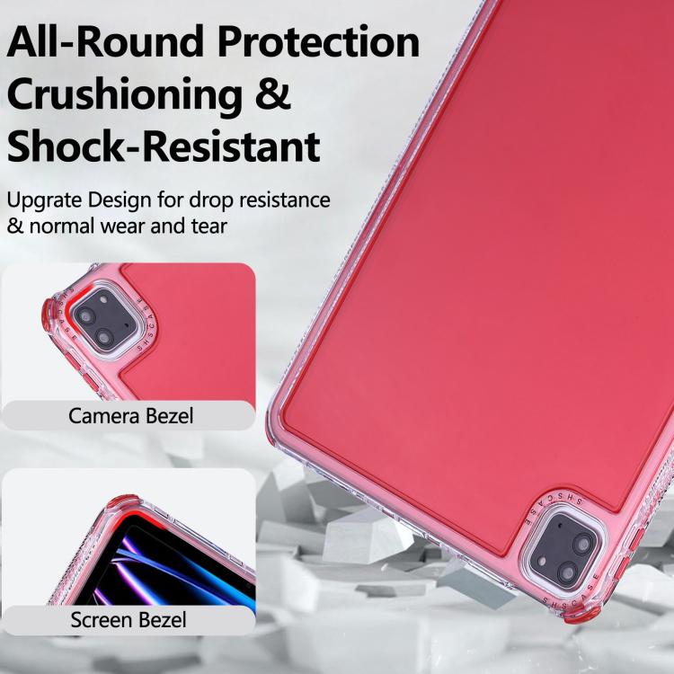 Funda híbrida TPU iPad Pro 11 2022/2021/2020 Dream 3 en 1 (Roja)