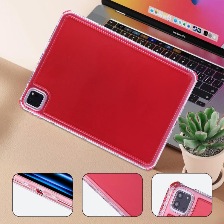Funda híbrida para iPad Pro 11 (2024) Dream TPU y PC 3 en 1 (Roja)
