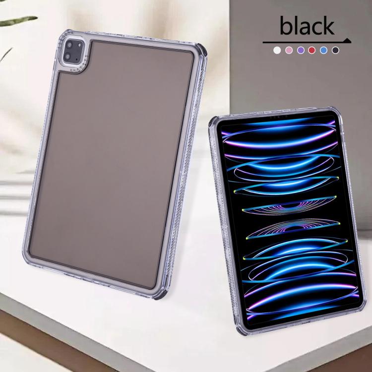 Funda híbrida TPU y PC 3 En 1 para iPad Pro 11 (2024) (Negra)