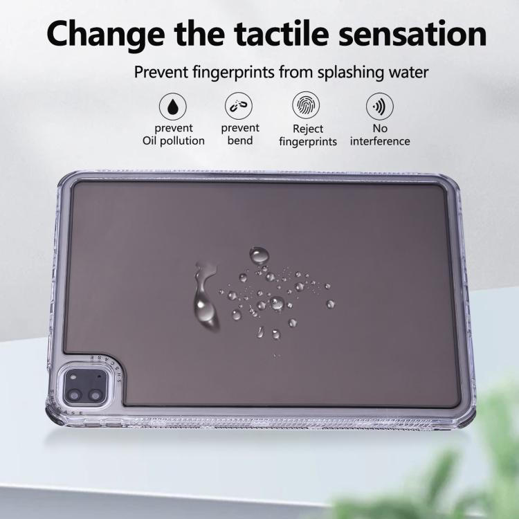 Funda híbrida TPU y PC 3 En 1 para iPad Pro 11 (2024) (Negra)