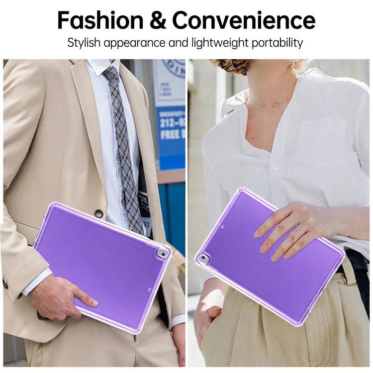 Funda Híbrida TPU para Tableta Dream 3 En 1 iPad 10.2 2021/2020/10.5 2019 (Morada)