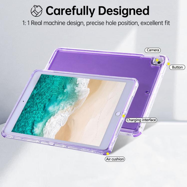 Funda Híbrida TPU para Tableta Dream 3 En 1 iPad 10.2 2021/2020/10.5 2019 (Morada)