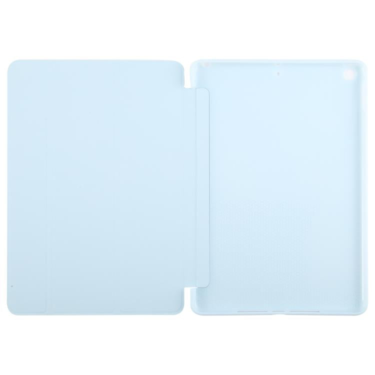 Funda de Cuero Gebei para iPad 10.2 2021/2020/2019 con Tapa a Prueba de Golpes y 3 Pliegues (Azul Cielo)