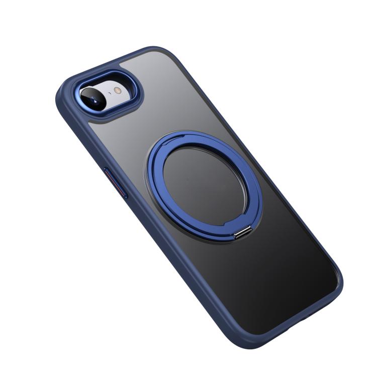 Funda para Teléfono Magsafe iPhone 16E Soporte Magnético 360 Grados (Azul)