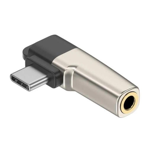 Adaptador Convertidor Usb-C a Miniaudio 3,5 mm (Dorado Claro)