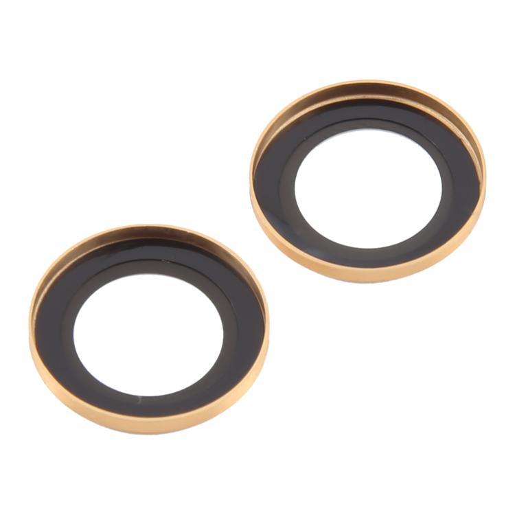 Película de Lente de Vidrio Templado 9H para Cubierta de Cámara Trasera iPhone 12 (Dorado)