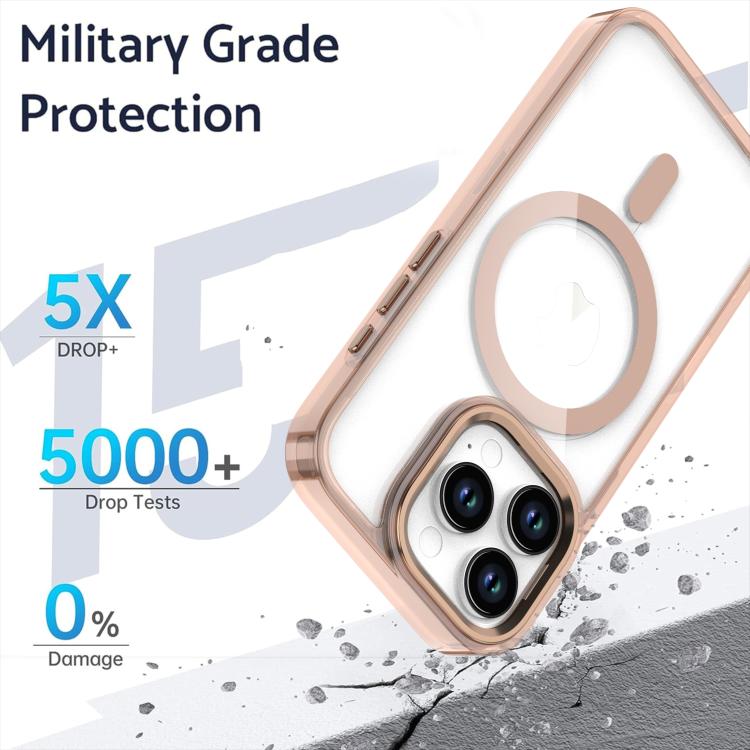 Funda Magnética para iPhone 16 Pro Max Magsafe Transparente (Negra)