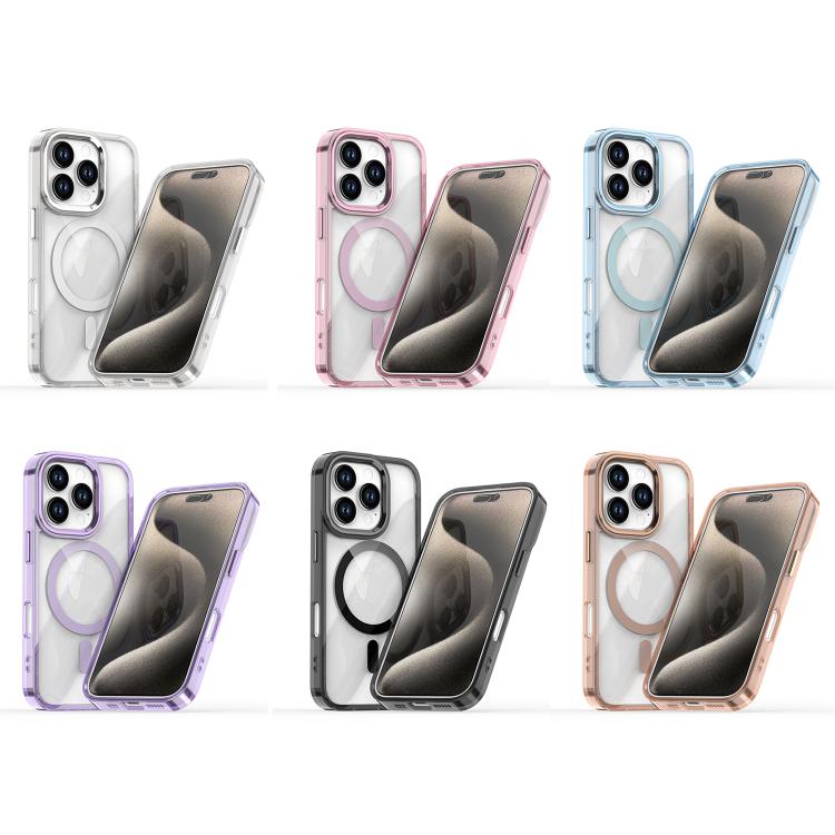 Funda Magnética para iPhone 16 Pro Magsafe Transparente (Blanca)