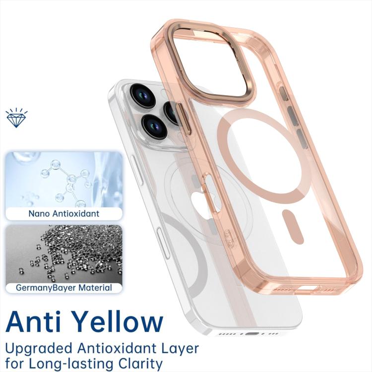 Funda Magnética para iPhone 16 Pro Magsafe Transparente (Blanca)