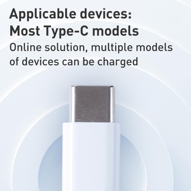 Adaptador 2 en 1 Tipo C Macho a Tipo C y Audio 3,5 mm (Blanco)