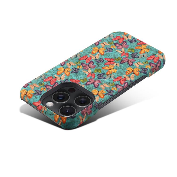 Funda para iPhone 16 Pro Denior A16 Flower Language Series Magsafe para PC (Mariposas)