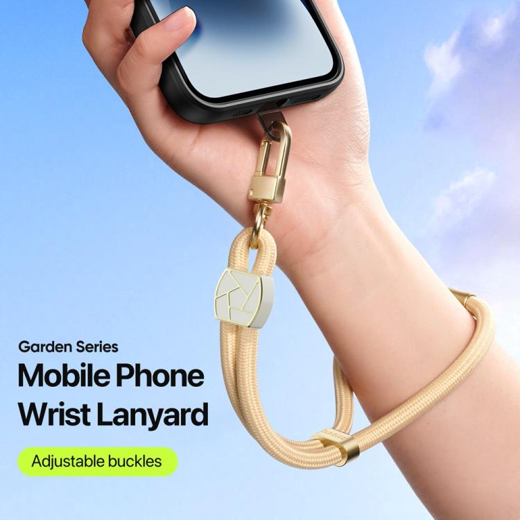 Cordón Ajustable para Teléfono Dux Ducis Serie Garden Diseño Hielo Roto (Amarillo Esmaltado)