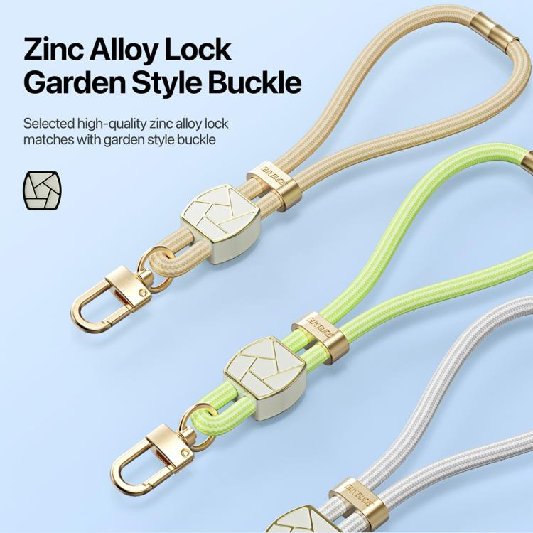 Cordón Ajustable para Teléfono Dux Ducis Serie Garden Diseño Hielo Roto (Amarillo Esmaltado)