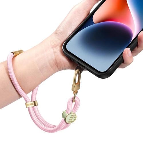 Cordón Ajustable para Teléfono Dux Ducis Garden Diseño de Mosaico (Rosa Claro)