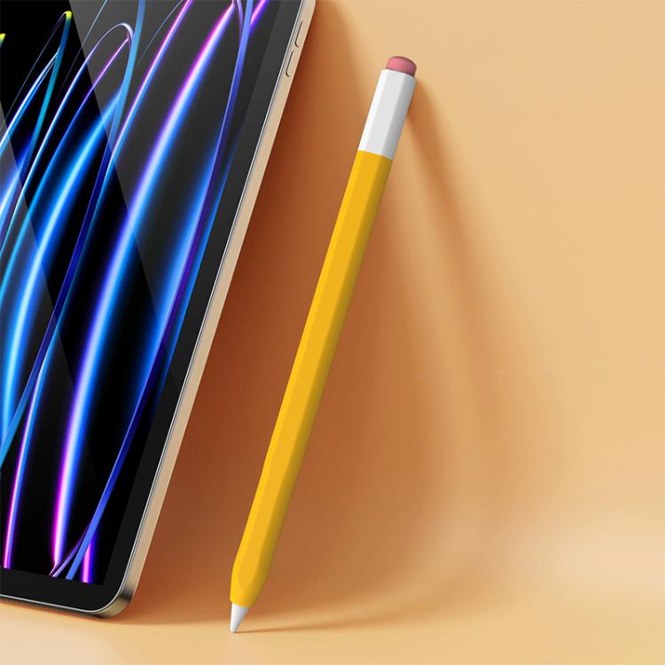 Estuche Protector Silicona Antivuelco Lápiz Óptico Apple Pencil 2/Pro (Rosa)