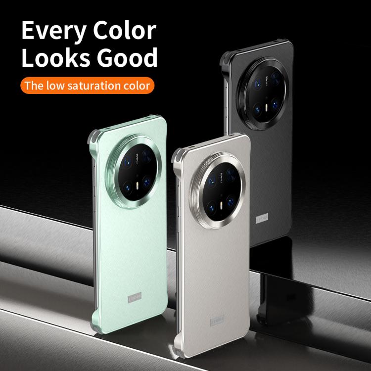 Funda de Metal Microesmerilado para Huawei Mate 60 (Negra)
