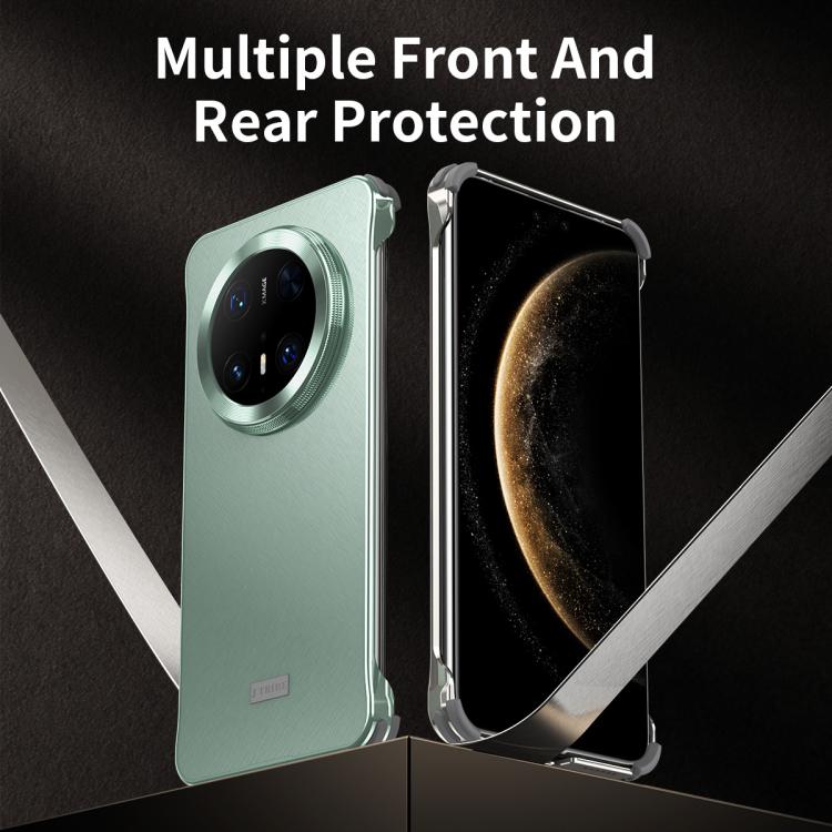 Funda de Metal Microesmerilado para Huawei Mate 70 Pro+ (Negra)