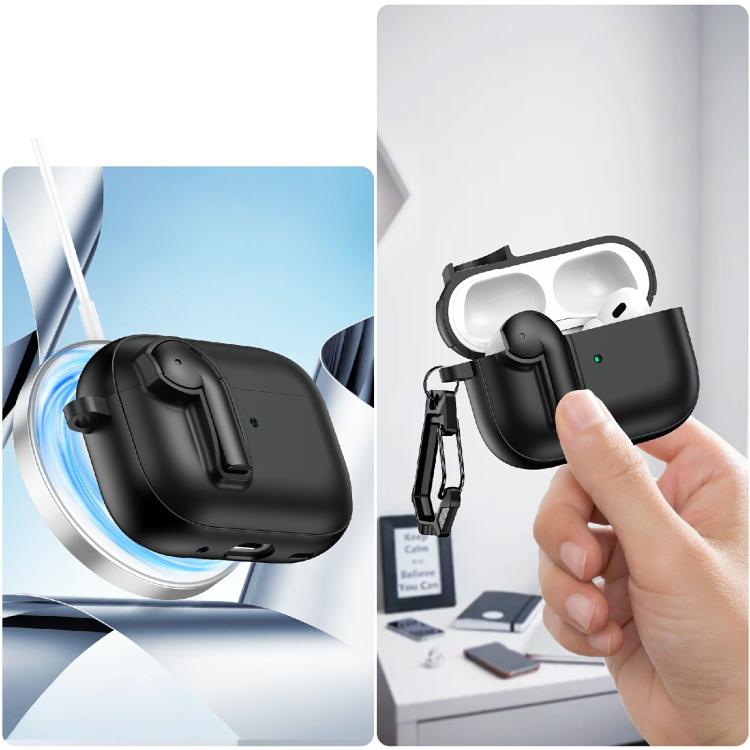 Funda Protectora Para Auriculares Airpods Pro Colorida (Azul Marino)