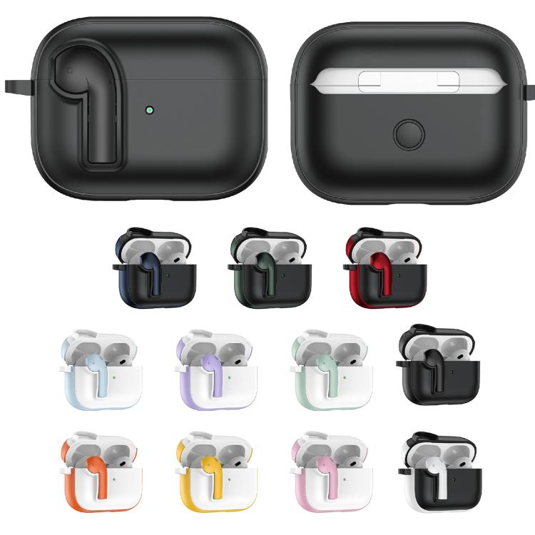 Funda Protectora Para Auriculares Airpods 2 Con Cierre (Negra)