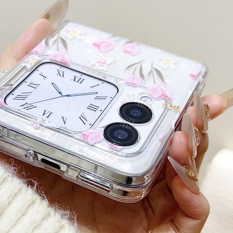 Funda Protectora Huawei Nova Diseño de Flores Textura Tipo Libro (Floral)