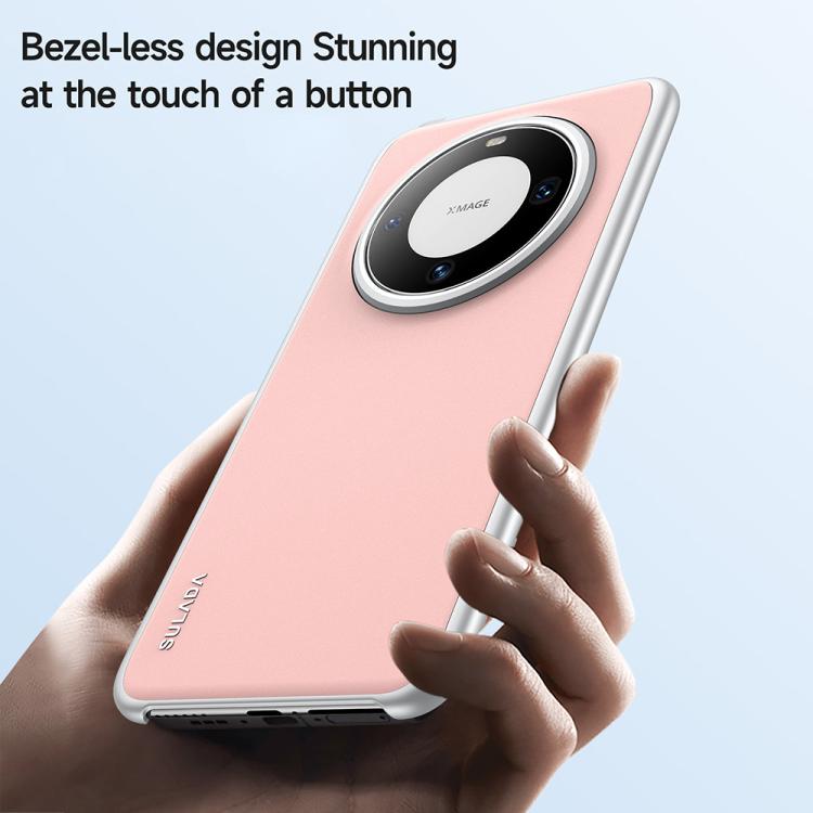 Funda para Teléfono Sulada Skin Feel Cuero Líquido a Prueba de Golpes Huawei Mate 60 (Morado)