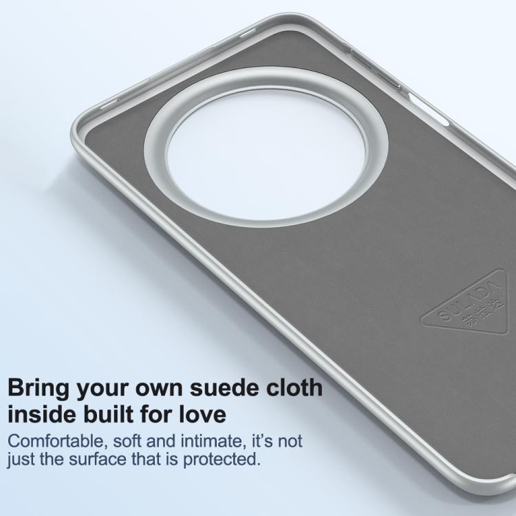 Funda para Teléfono Sulada Skin Feel Cuero Líquido a Prueba de Golpes Huawei Mate 60 (Morado)