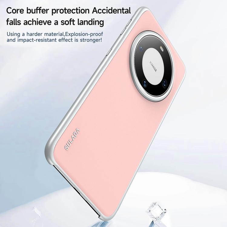 Funda para Teléfono Sulada Skin Feel Cuero Líquido a Prueba de Golpes Huawei Mate 60 (Morado)