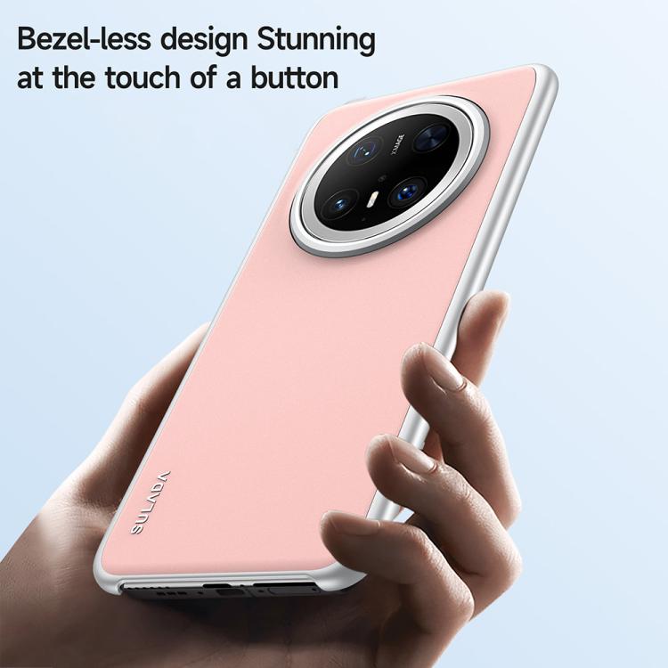 Funda para Teléfono Sulada Skin Feel Cuero Líquido a Prueba de Golpes para Huawei Mate 70 Pro (Blanca)