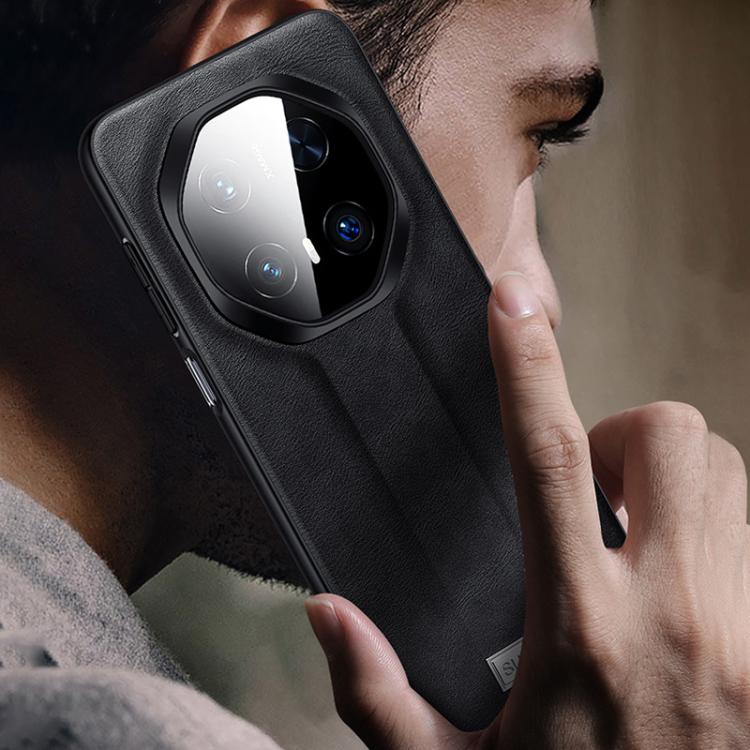 Funda de Teléfono Cuero Híbrido Sulada a Prueba de Golpes TPU para Huawei Mate 70 Rs Ultimate (Azul)