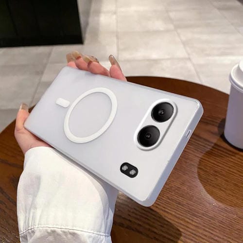 Funda para OnePlus Nord 4 5G con Protección Contra Frío e Hielo y Magsafe (Blanca)